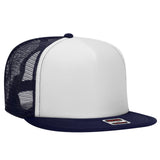 OTTO CAP "OTTO SNAP" 5 Panel High Crown Mesh Back Trucker Snapback Hat-AKD Ink