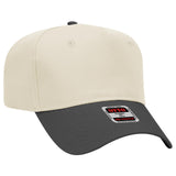 OTTO CAP 5 Panel Mid Profile Baseball Cap-AKD Ink