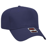 OTTO CAP 5 Panel Mid Profile Baseball Cap-AKD Ink