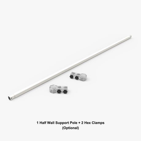Event Tent Half Wall Hardware