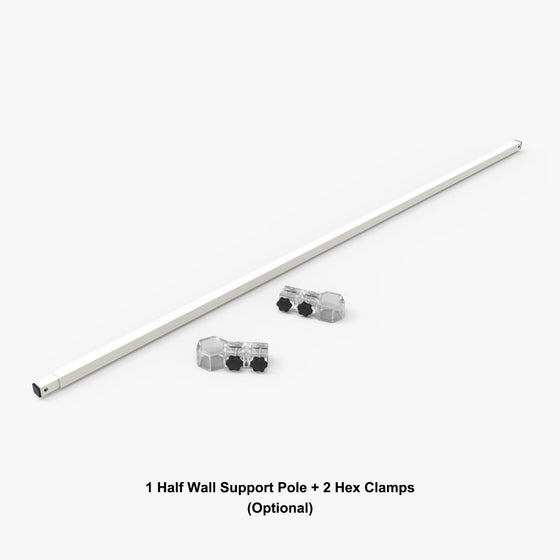 Event Tent Half Wall Hardware