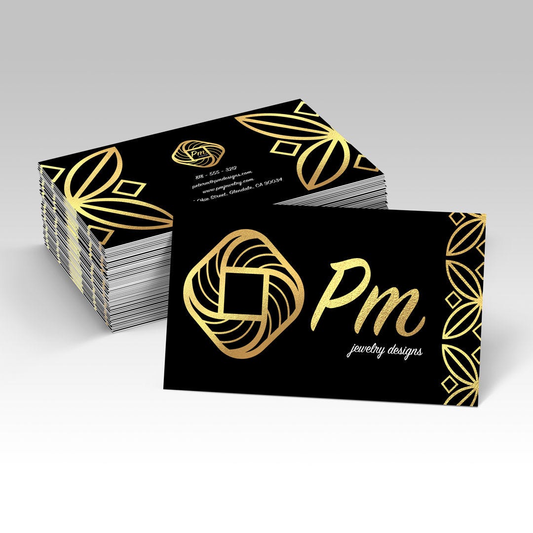 Foil Worx Business Cards – AKD Ink