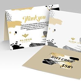 Cards with Gift Card Holder (Slits) Greeting Cards printed by AKD Ink