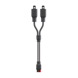 Jackery Anderson connector and cable for handbags, showing a close-up of the black connector with cable attached.