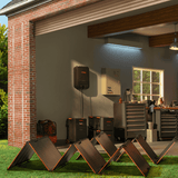 Refurbished Jackery Explorer 5000 Plus Double Kit portable power station with two batteries and multiple output ports for versatile energy.