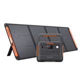 Jackery Solar Generator 1000 V2 with multiple ports and solar panels for portable renewable energy storage.