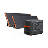 Jackery Solar Generator 1500 Ultra with multiple AC outlets, solar input ports, and digital display for portable power solutions.