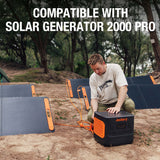 Jackery Solar Panel Connector for handheld devices, durable and portable for outdoor solar power setups.