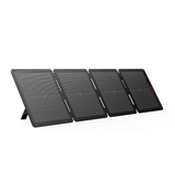 Jackery SolarSaga 100 Air portable solar panel with foldable design and multiple charging ports for outdoor solar power generation.