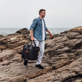 Jackery Upgraded Carrying Case Large for handbags, durable black storage bag with zipper and handle for travel and storage.