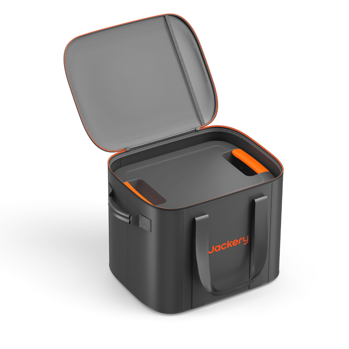 Jackery upgraded large carrying case, a durable handbag with handle, designed for portable power accessories and travel convenience.