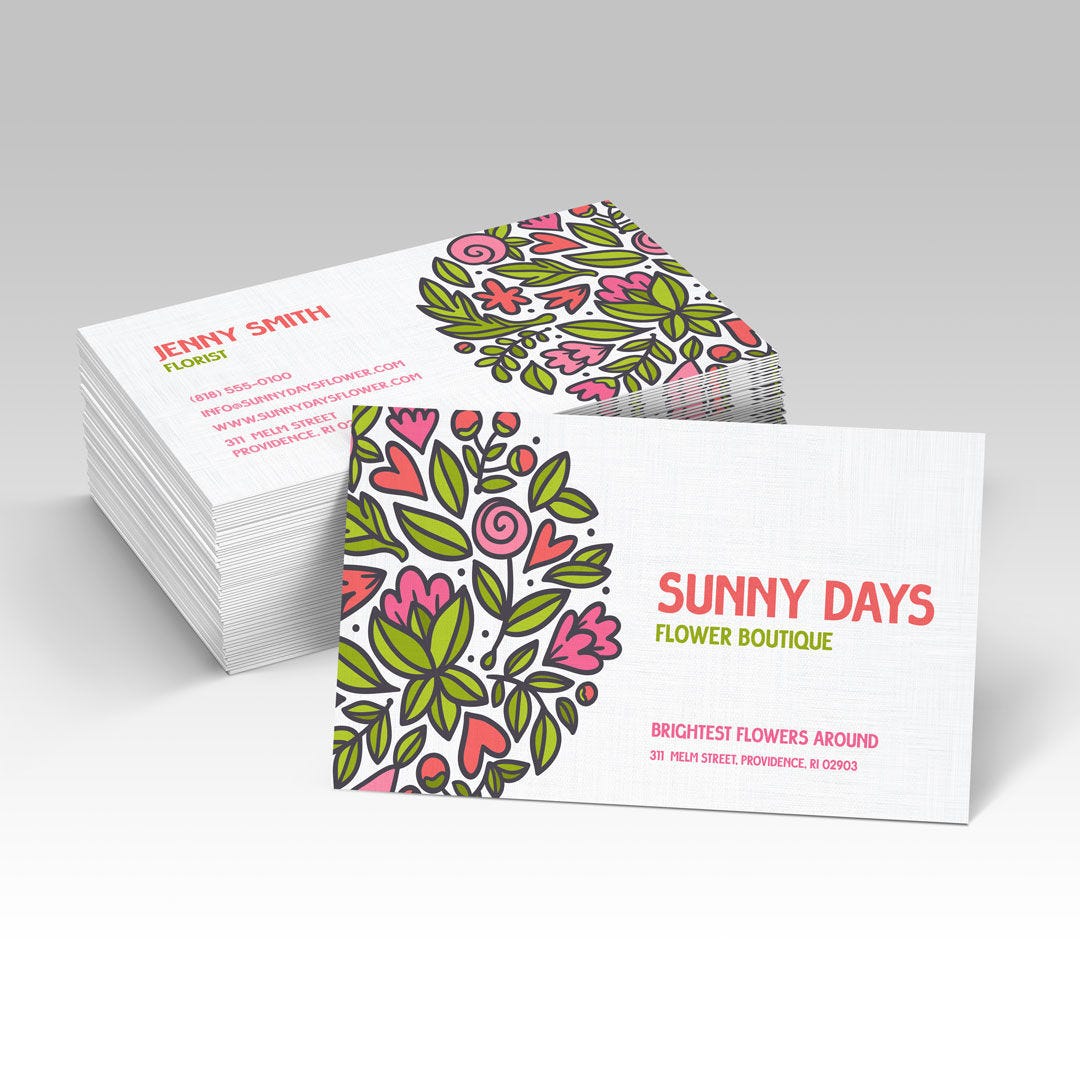 Linen Uncoated Business Cards – AKD Ink
