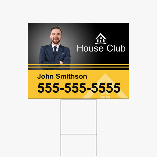 Yard sign and H-stake