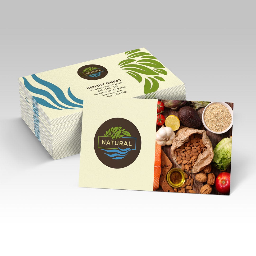 Natural Business Cards – AKD Ink