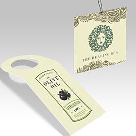 Natural Hang Tags printed by AKD Ink