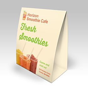 Natural Table Tents printed by AKD Ink