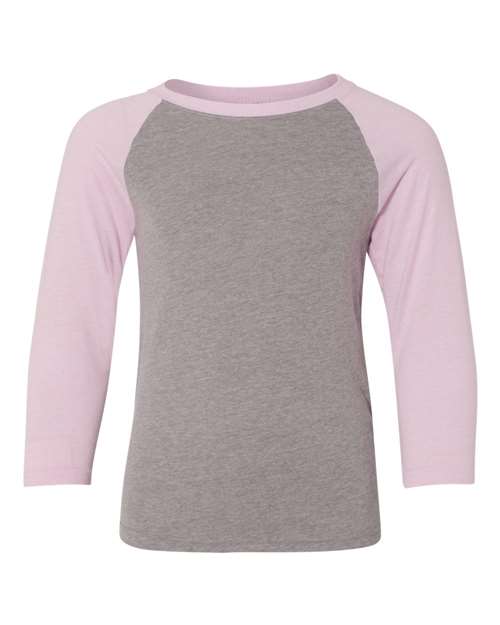 Youth CVC Three-Quarter Sleeve Raglan T-Shirt