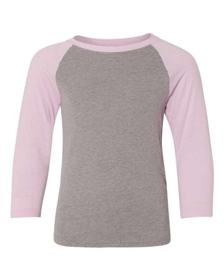 Youth CVC Three-Quarter Sleeve Raglan T-Shirt