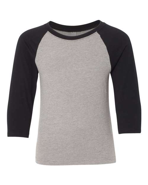 Youth CVC Three-Quarter Sleeve Raglan T-Shirt