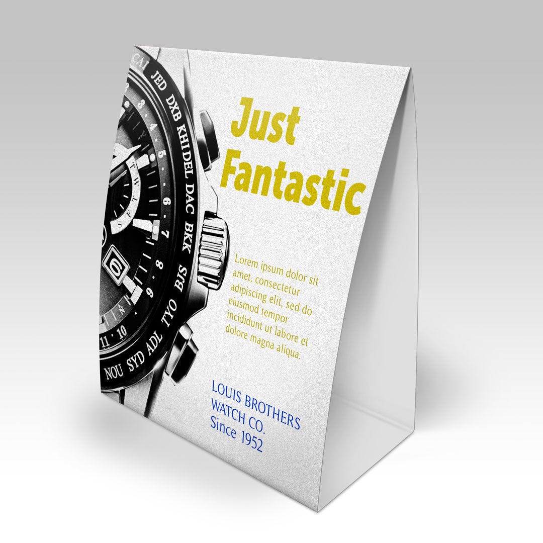 Pearl Table Tents – AKD Ink