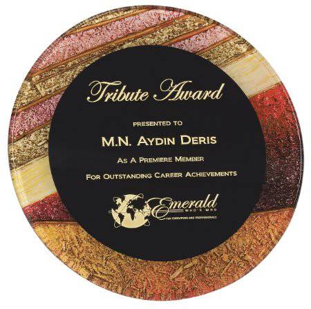 Autumn Harvest Round Acrylic Art Plaque