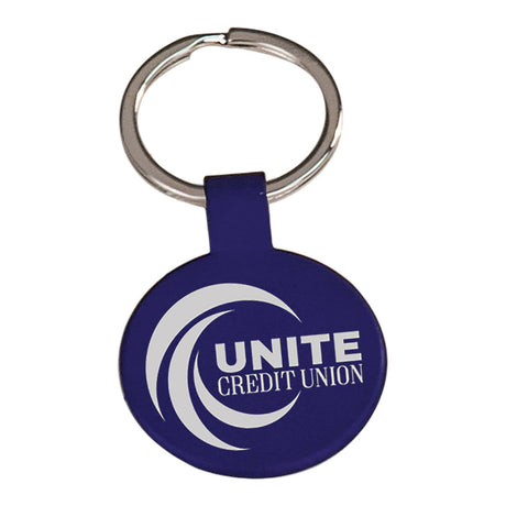 Round Metal Keychain