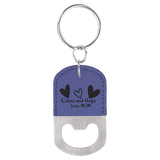 Oval Bottle Opener Keychain