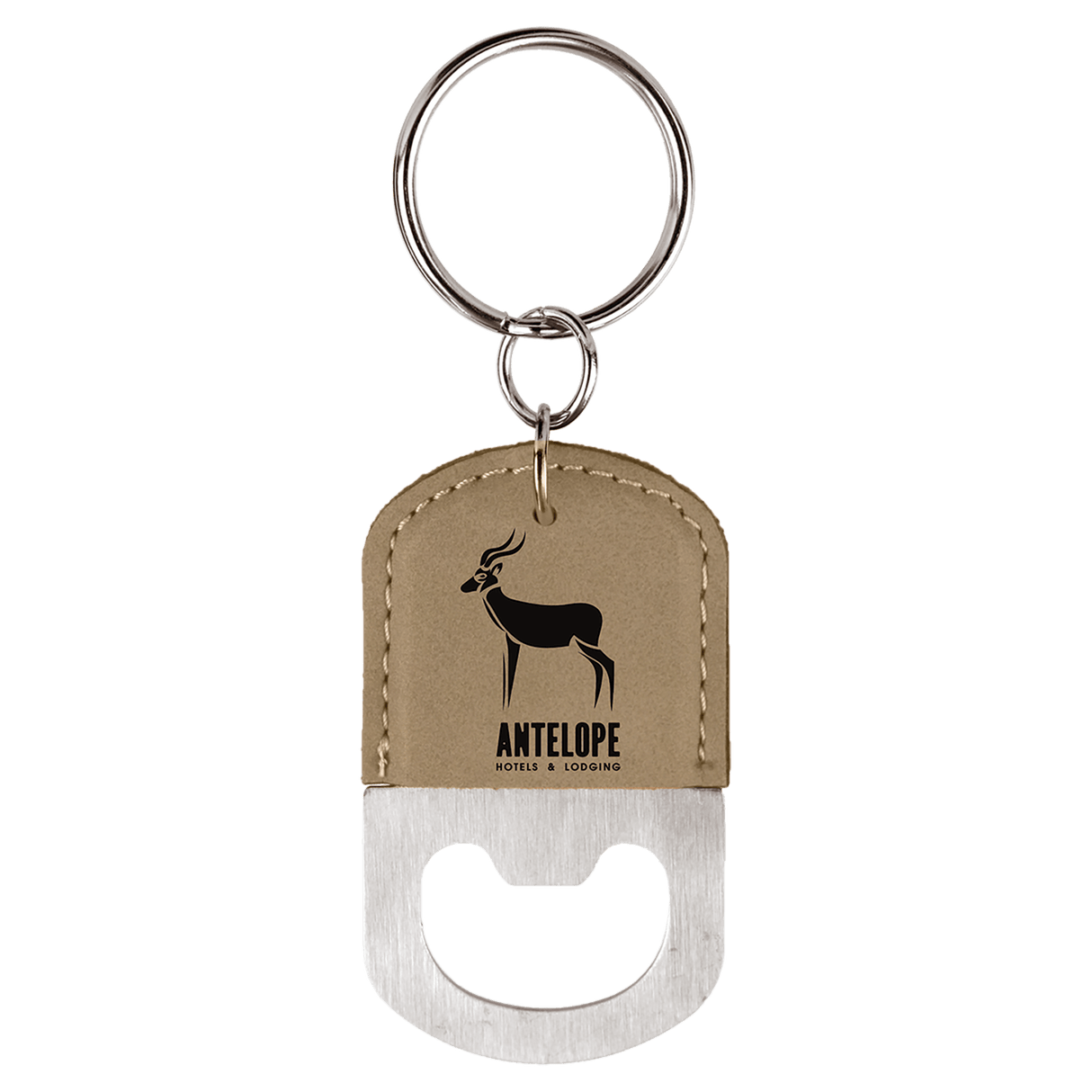 Oval Bottle Opener Keychain