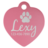 Heart Pet Tag