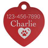 Heart Pet Tag