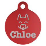 Round Pet Tag