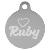 Round Pet Tag