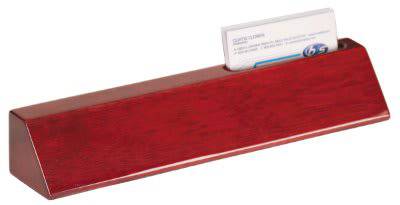 Desk Wedge with Business Card Holder