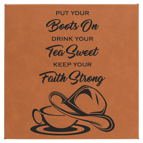 10" X 10" Wall Decor With Sawtooth Hanger