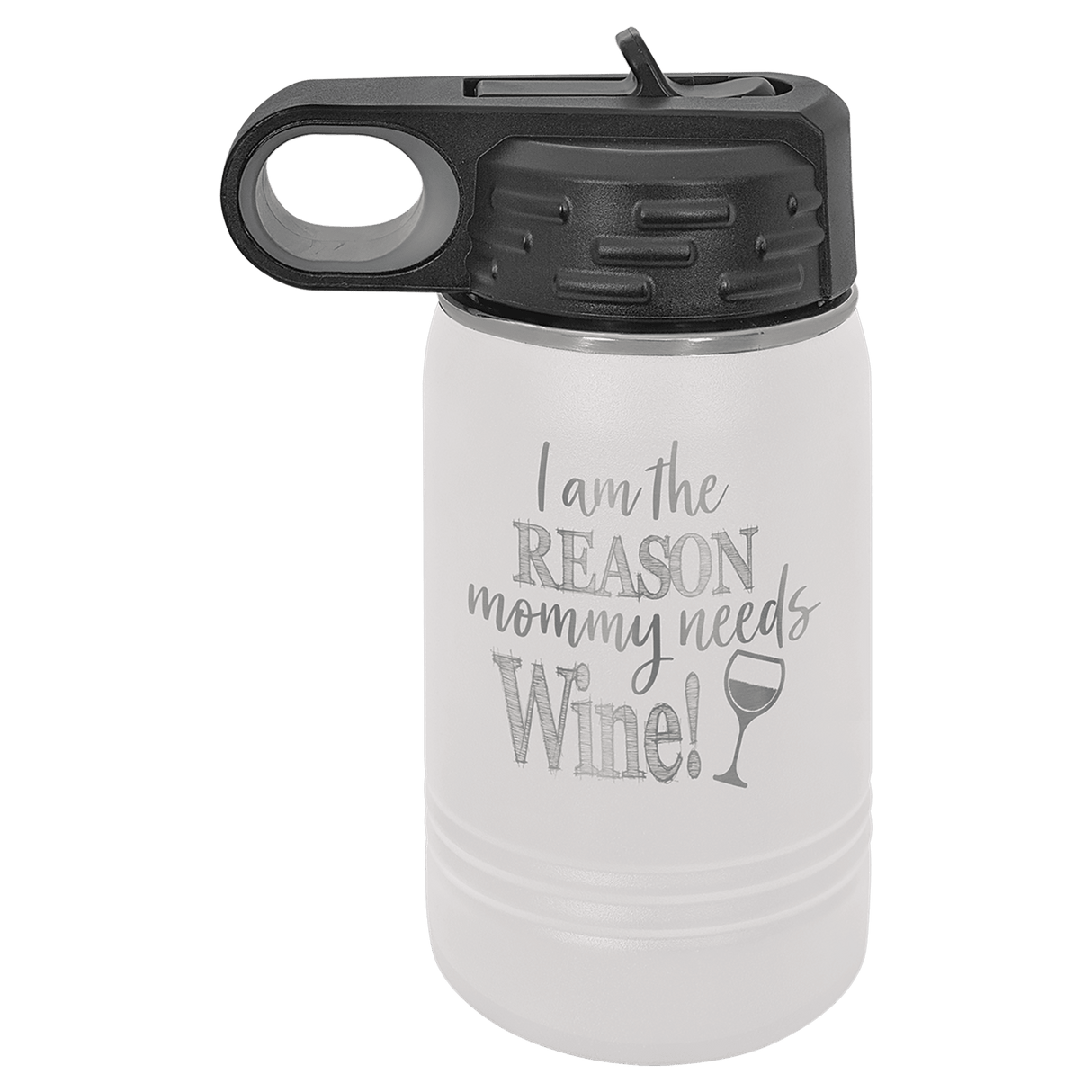 12 oz. Polar Camel Powder Coated Water Bottle