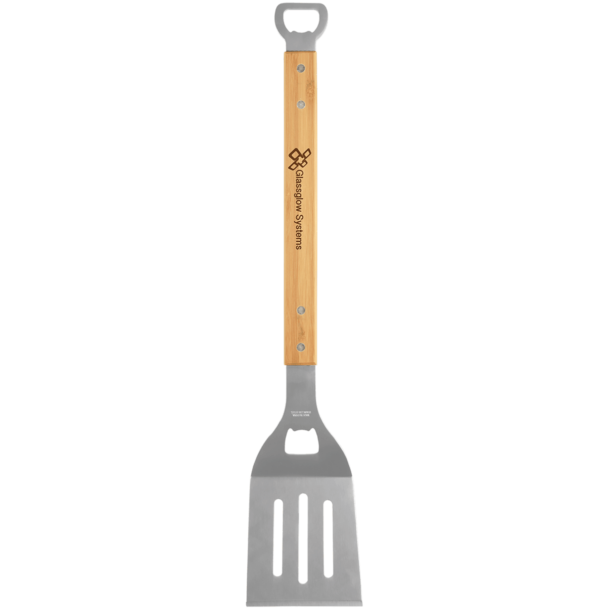 Bamboo Barbeque Spatula with Bottle Opener