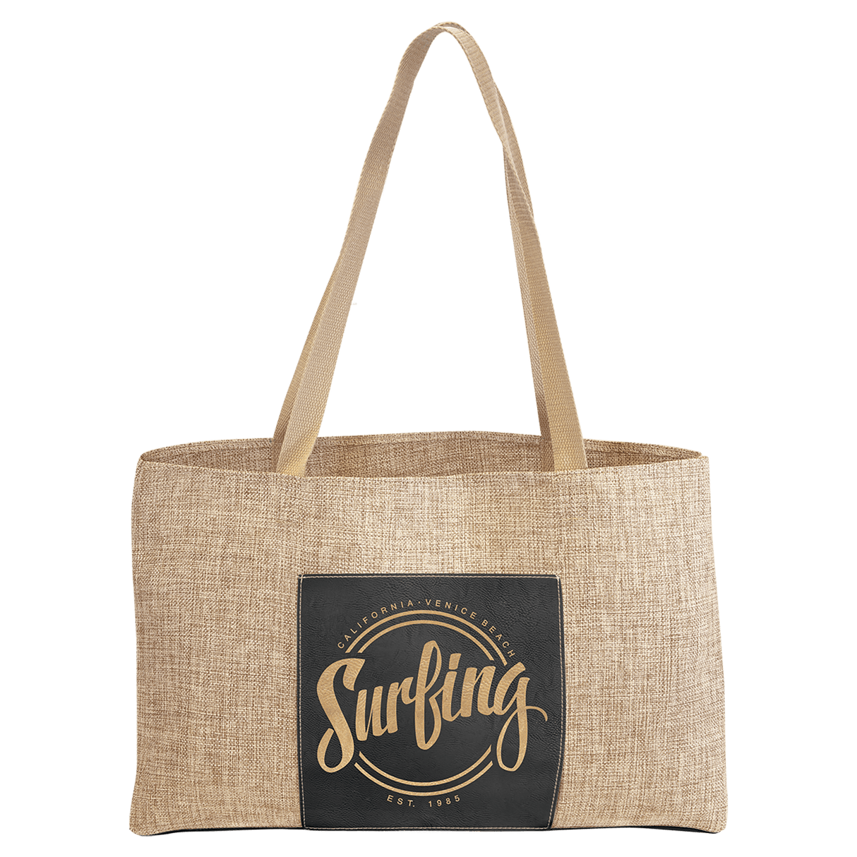 Burlap Tote Bag