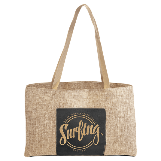 Burlap Tote Bag