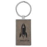 Rectangle Keychain with Metal Frame