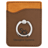 Phone Wallet with Silver Ring