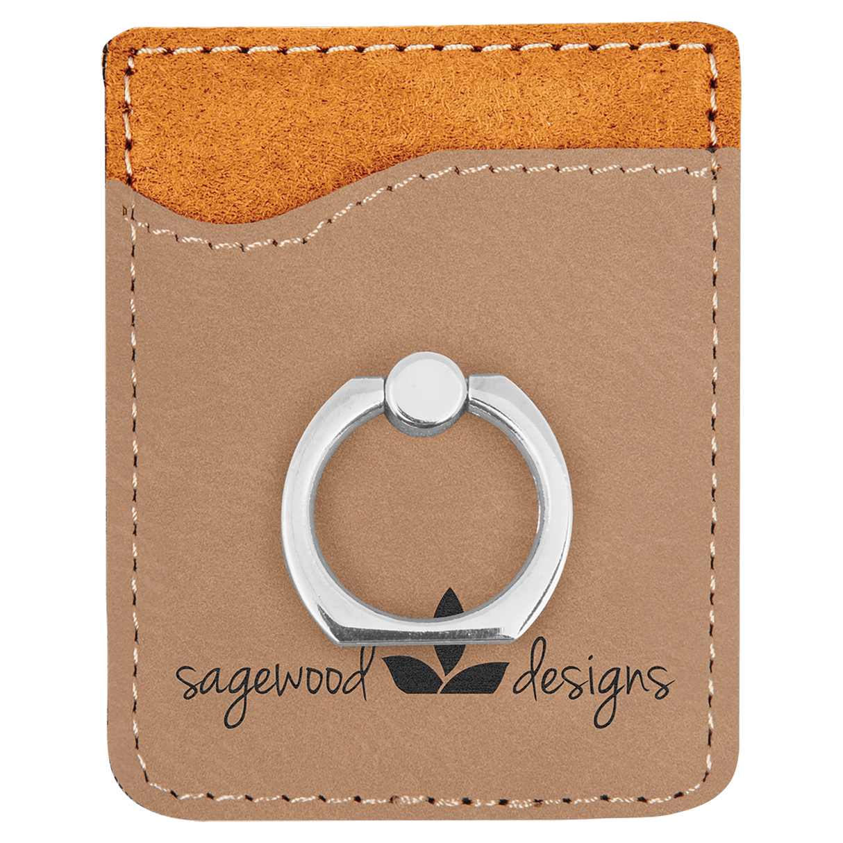 Phone Wallet with Silver Ring