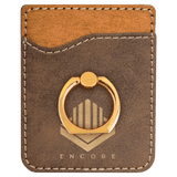 Phone Wallet with Gold Ring