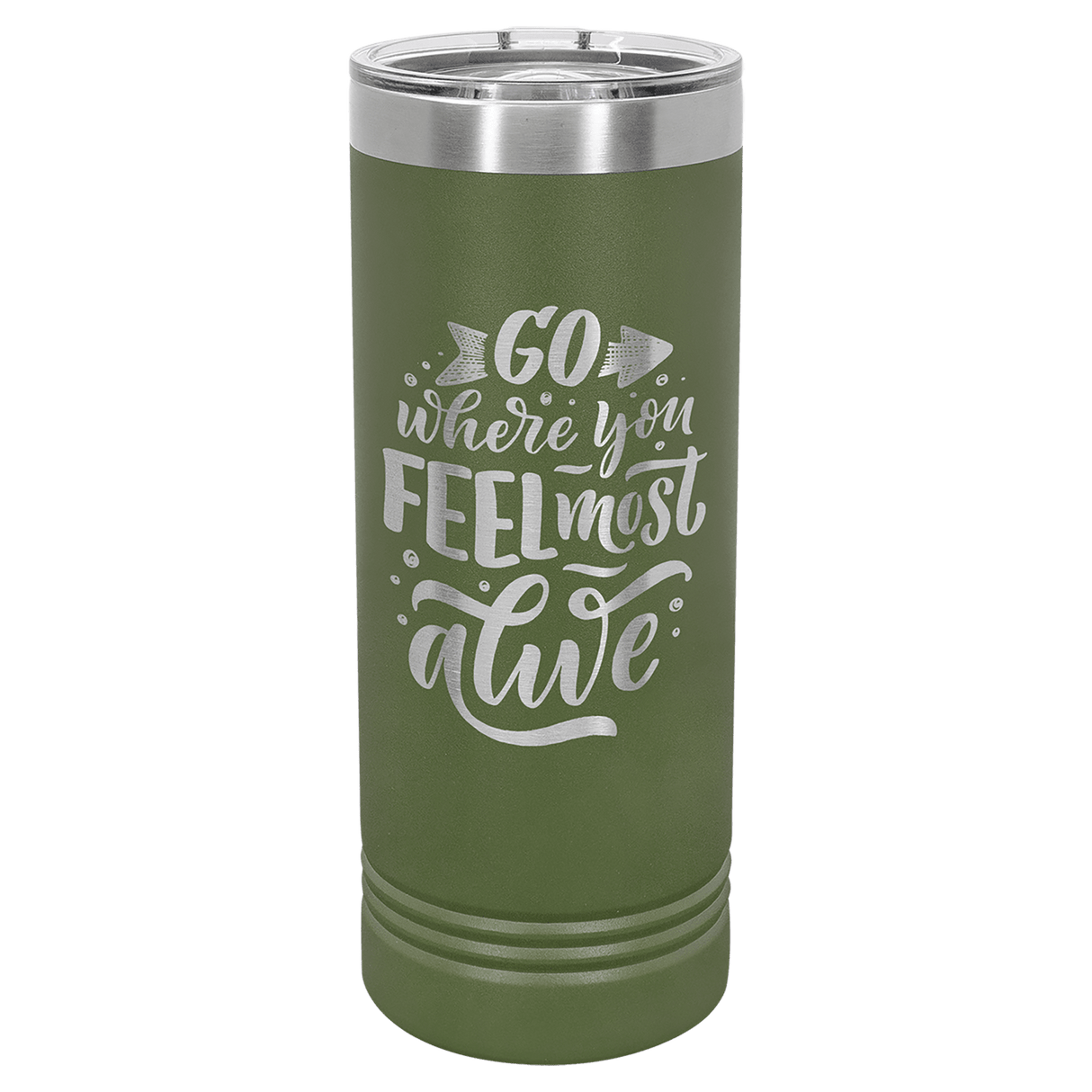 22 oz. Polar Camel Skinny Tumbler with Slider Lid