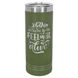 22 oz. Polar Camel Skinny Tumbler with Slider Lid