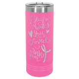 22 oz. Polar Camel Skinny Tumbler with Slider Lid