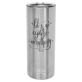 22 oz. Polar Camel Skinny Tumbler with Slider Lid