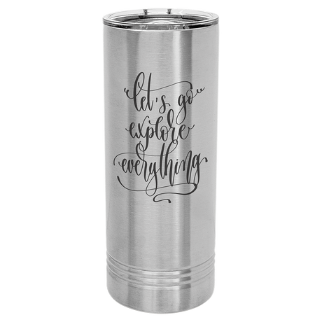 22 oz. Polar Camel Skinny Tumbler with Slider Lid