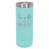 22 oz. Polar Camel Skinny Tumbler with Slider Lid