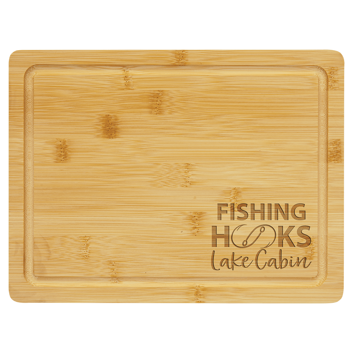 Bamboo Cutting Board with Drip Ring