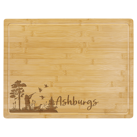 Bamboo Cutting Board with Drip Ring